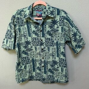 Reyn Spooner Hawaiian Short Sleeve Button Down Shirt